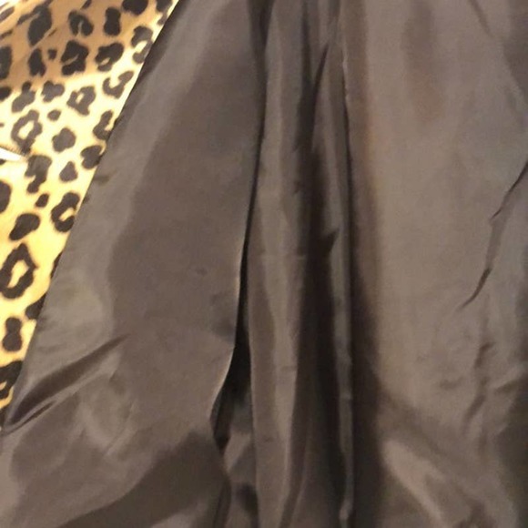 Apt 9 Retro Jacket Windbreaker 60's Style XL Leopard Print Fall Spring New Tags - Picture 6 of 10